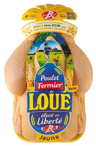 [30083] 1.25 kg Loué free-range yellow chicken