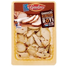 [22368] 180G - LE GAULOIS - EMINCES FILETS DE POULET ROTIS NATURE