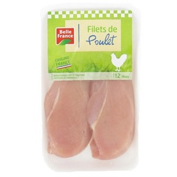 [46146] FILET DE POULET CRU X2 BF BARQUETTE POIDS VARIABLE