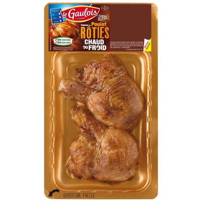 [66954] 360G LE GAULOIS CUISSES DE POULET ROTIES X2 SOUS SKIN