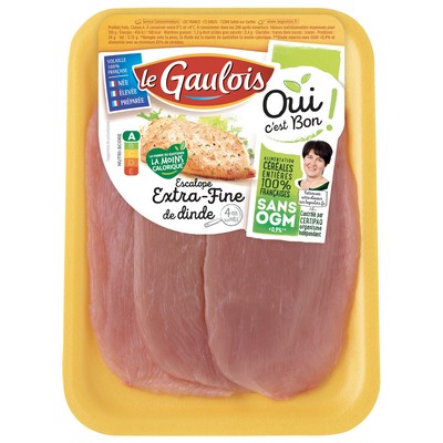 [11229] BQ 377G ESCALOPE DINDE FINE x3 LE GAULOI