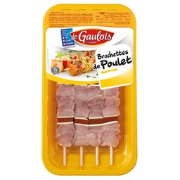 [03831] 380G - LE GAULOIS - BROCHETTE DE POULET X 4