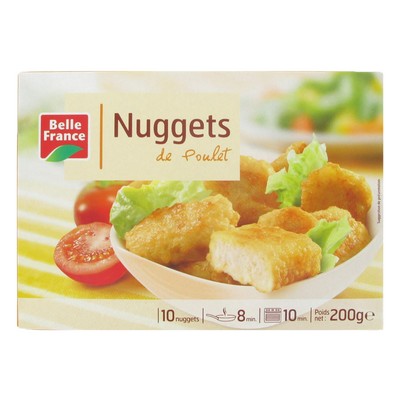 [02289] NUGGET DE POULET X 10 BF ETUI 200 G