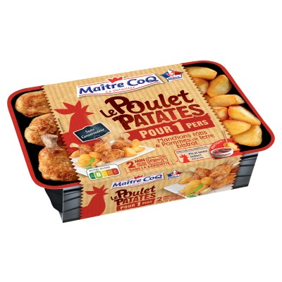 [28339] POULET PATATES POUR 1 BQ 320G MAITRE COQ