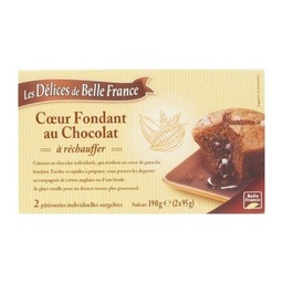 [44464] COEUR FONDANT AU CHOCOLAT X 2 BF ETUI 190 G 