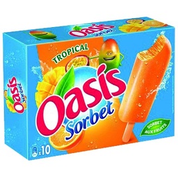[07544] Bâtonnet Oasis Sorbet Tropical 10x40g