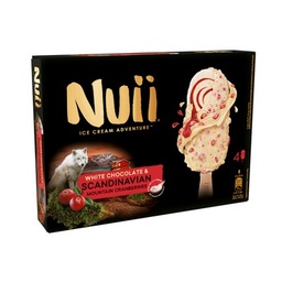 [09697] NUII Baies rouges des Montagnes Scandinaves & Chocolat Blanc x4