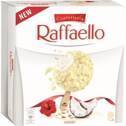 [18689] Glace bâtonnet RAFFAELLO Noix de coco x4 - 188g