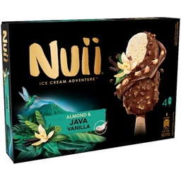 [09698] Bâtonnets NUII Vanille de Java & Amande x4