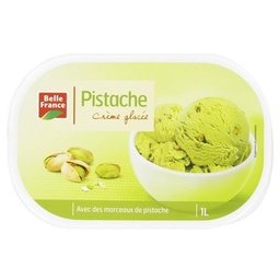 [30762] CREME GLACEE PISTACHE MORCEAUX BF BAC 1 L 520 G
