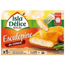 [22029] ID ESCALOPINES DE DINDE CONGELE 500G