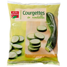 [51430] COURGETTE EN RONDELLES BF SACHET 1 KG 