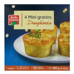 [01898] MINI GRATIN DAUPHINOIS X 4 BF ETUI 480 G