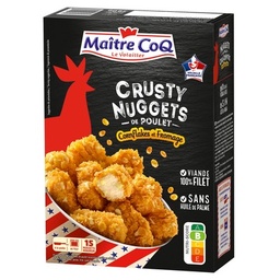 [27768] MAITRE COQ CRUSTY NUGGETS DE POULET ETUI SURG 380G