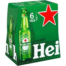 [05003] CLUSTER OF 6 BEER CANS 25CL HEINEKEN