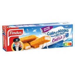 [15415] 15 Bâtonnets Colin d'Alaska MSC Qualité 100% Filet 420g
