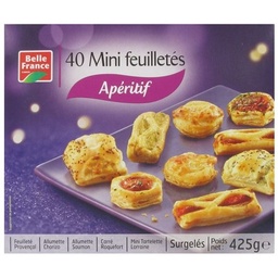 [09322] MINI FEUILLETE APERITIF X 40 BF ETUI 425 G
