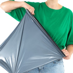 [31555] Sacs poubelle lien pratique Ultra Résistant 130L x10, 100% plastique recyclé, Handy Bag