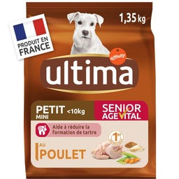 [22513] ULTIMA croquettes Petit Chien Senior Agevital 1,35kg