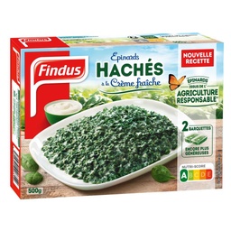 [06158] Epinards hachés à la crème 500g