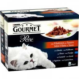 [35258] L12X85G GOURMET MINCED TURKEY CAT FOOD