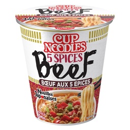 [34682] 5 SPICES BEEF NOODLE CUP NISS