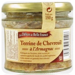 [34886] TERRINE DE CHEVREUIL FINE CHAMP DBF VERRINE 180G