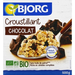 [14593] BJOR Cereales croustillant chocolat 500g bio