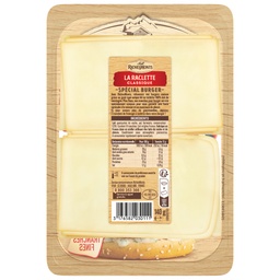 [34922] RICHES MONTS TRANCHES RACLETTE NATURE POUR BURGER 140G