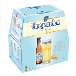 [05198] PACK OF 6 BEER CANS 25CL HOEGAARDEN