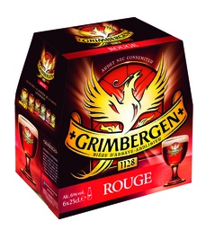 [54634] Grimbergen Bière d'Abbaye 6X25CL GRIMBERGEN ROUGE 5.5 DEGRE ALCOOL